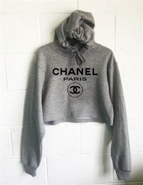 chanel cropped sweatshirt|Chanel sweaters for women.